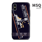 Minsk Airport Diagram Phone Case